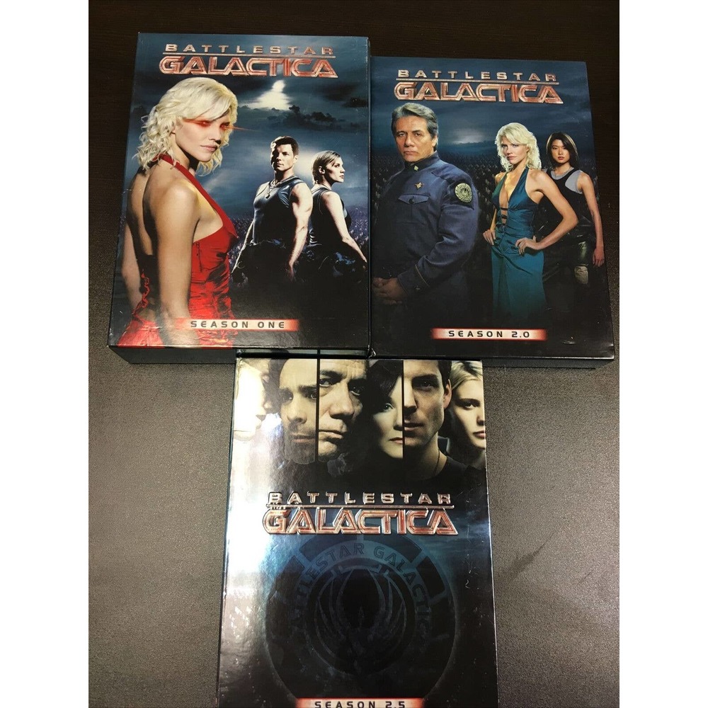 Battlestar Galactica Seasons 1-2 DVD Set 2005 & Disc 1 of Season 2.5
